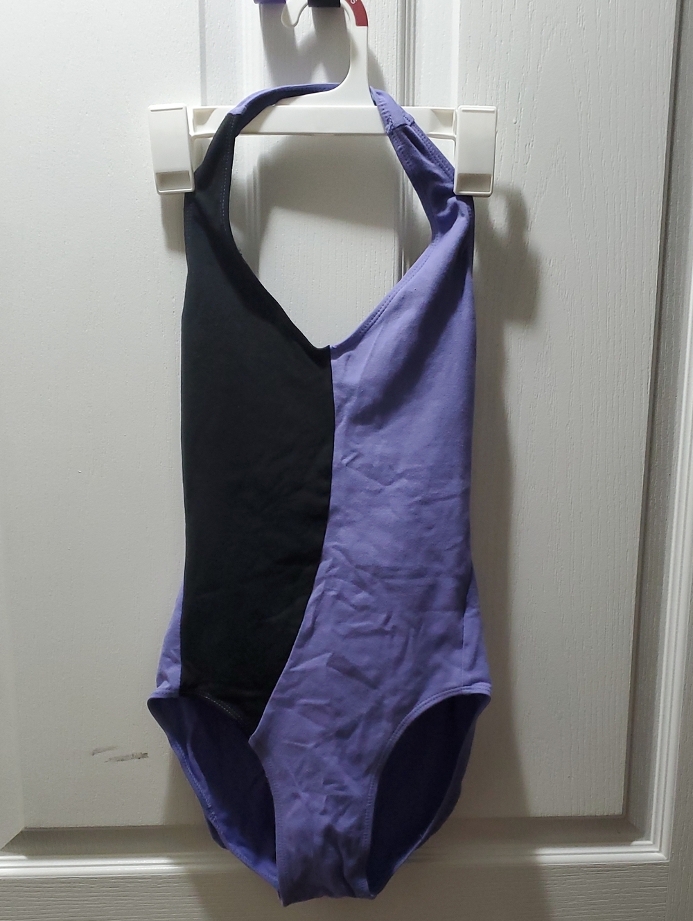 Purple & Black Danskin Leotard